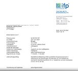 ES-safe Wirksamkeitsnachweis ifp DIN A4 Seite mit Beschreibung